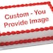 Custom Edible Image Icing Sheet, Happy Birthday, Baby Shower, Wedding, First Birthday, Cake Topper, Cookie Topper, Cupcake Topper