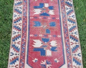 2,4x4,2 4 rug vintage rug turkish rug decor rug stly rug vintage oushak rug