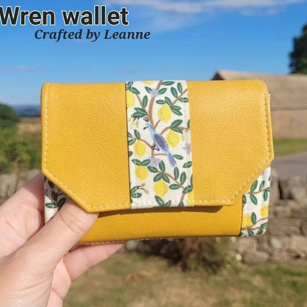 PDF Wren Wallet - Crafted by Leanne