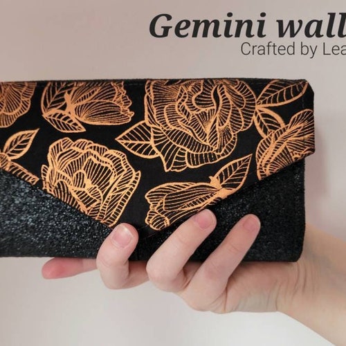 PDF Gemini Wallet Crafted by Leanne Etsy