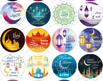40 Ramadan Mubarak Stickers Decoration Gift Ramadan Kareem