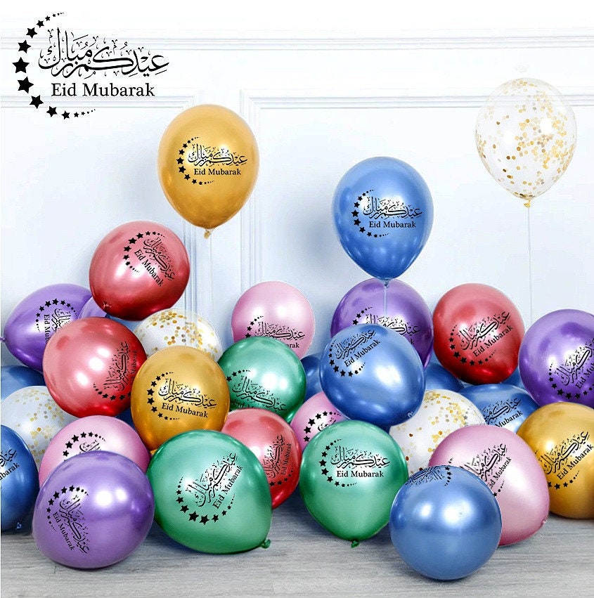 Party Decoration Umrah Mubarak Balloons Eid Islam Muslim Year Festival  Decorations Letter Foil Balloon Banner From Cosmose, $30.54