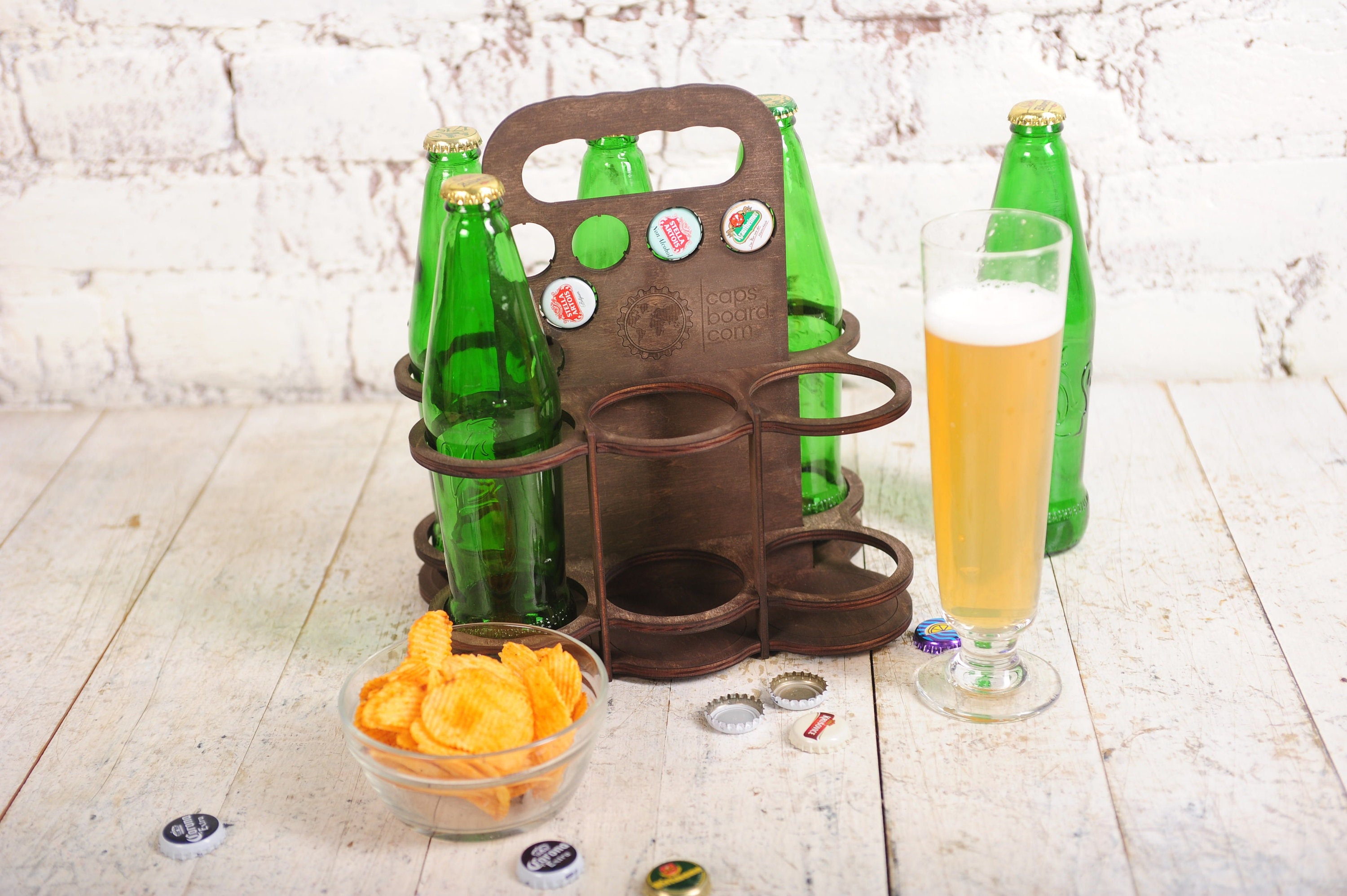 Cadeaux Pour Mari Beer Caddy 6/Porte-Bouteilles de Bière Cadeau Amateur Bière