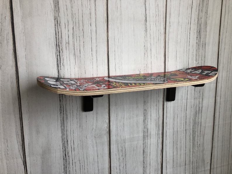 Large Open Shelf / Christmas Gift / Skateboard Art / Home Decor Wall