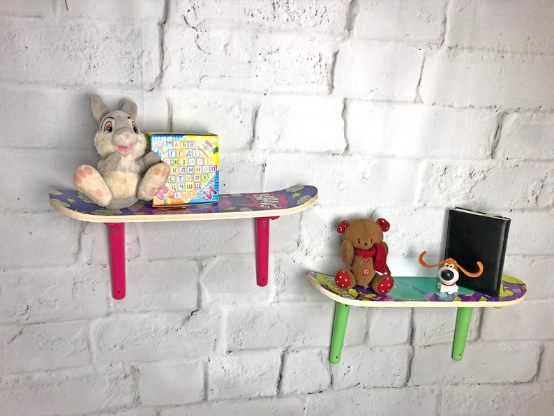 Nursery Decor / Kids Room / Christmas Gift Skateboard Deck / Wall Art