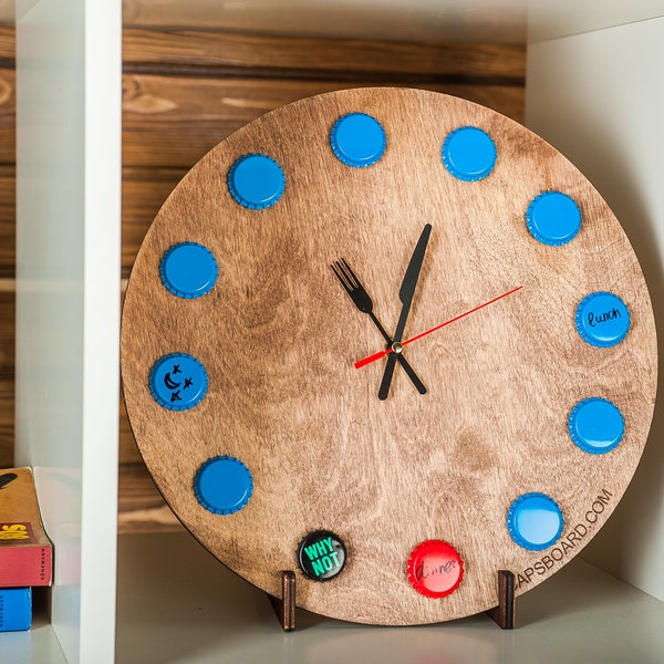 Personalized Big Wall Clock Etsy