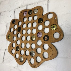 Champagne Cap Holder: Irish Rose Flower, Wall Art for Champagne Lovers