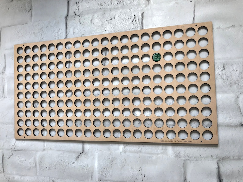 Bottle Caps Wall Holder / Personalized Beer Cap Holder / Etsy