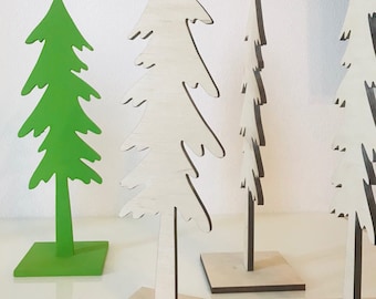 Wooden Christmas Tree: Small Holiday Decor, Corporate Gift