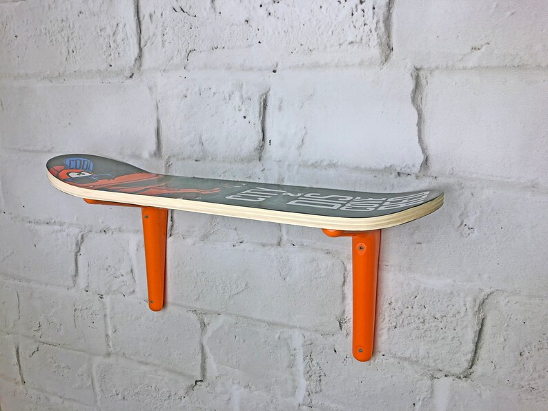 Skateboard Deck Wall Art/ Skateboard Shelf Mount/ Skateboard Etsy