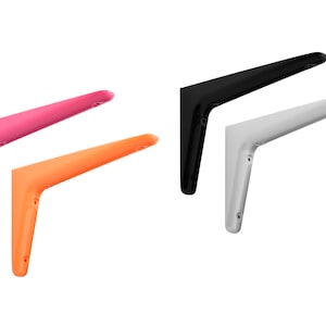 Plastic Shelf Brackets / Colored Shelf Holders / For Shelves