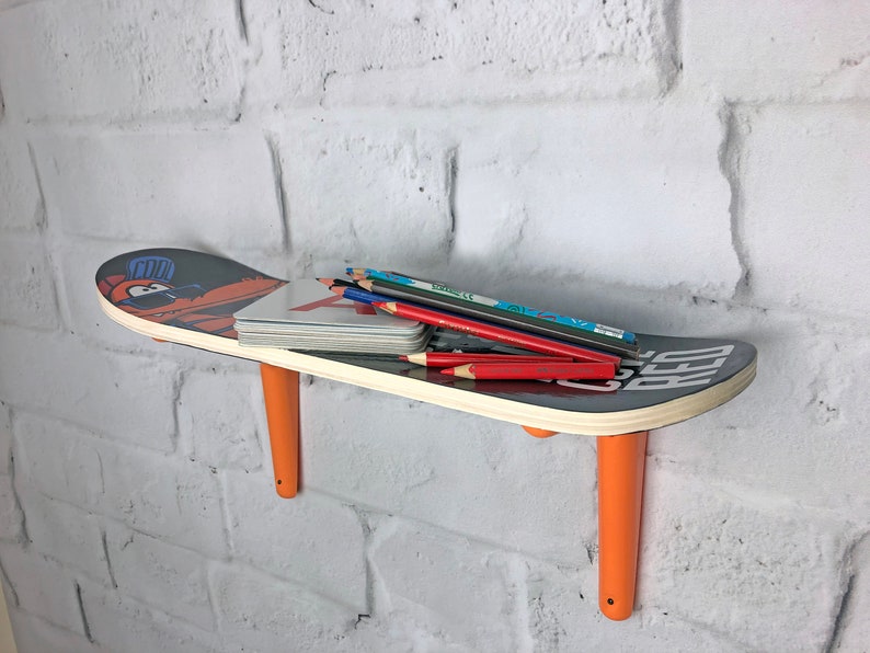 Skateboard Deck Wall Art/ Skateboard Shelf Mount/ Skateboard Etsy