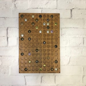 Gift For Champagnes Lovers / Capsules Champagnes Holder / Champagne Caps Display / Original Corks Art , Muselets