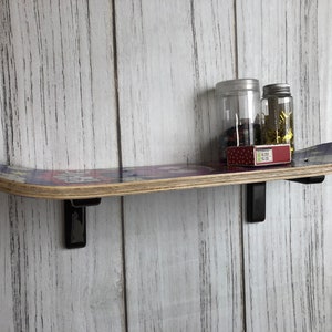 Large Open Shelf Skateboard Art / Home Decor Wall Shelves Real Skateboard / Gift Skateboard Deck / Children Room