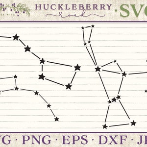 Sternbilder SVG-Datei Big Dipper Little Dipper Orion - kleine Unternehmen kommerzielle Nutzung / persönliche Nutzung