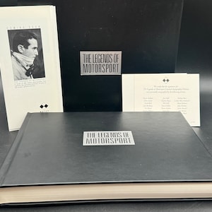 The Legends of Motorsport Book Very Rare Limited Edition 63/350 Signed by 22 Drivers Complete