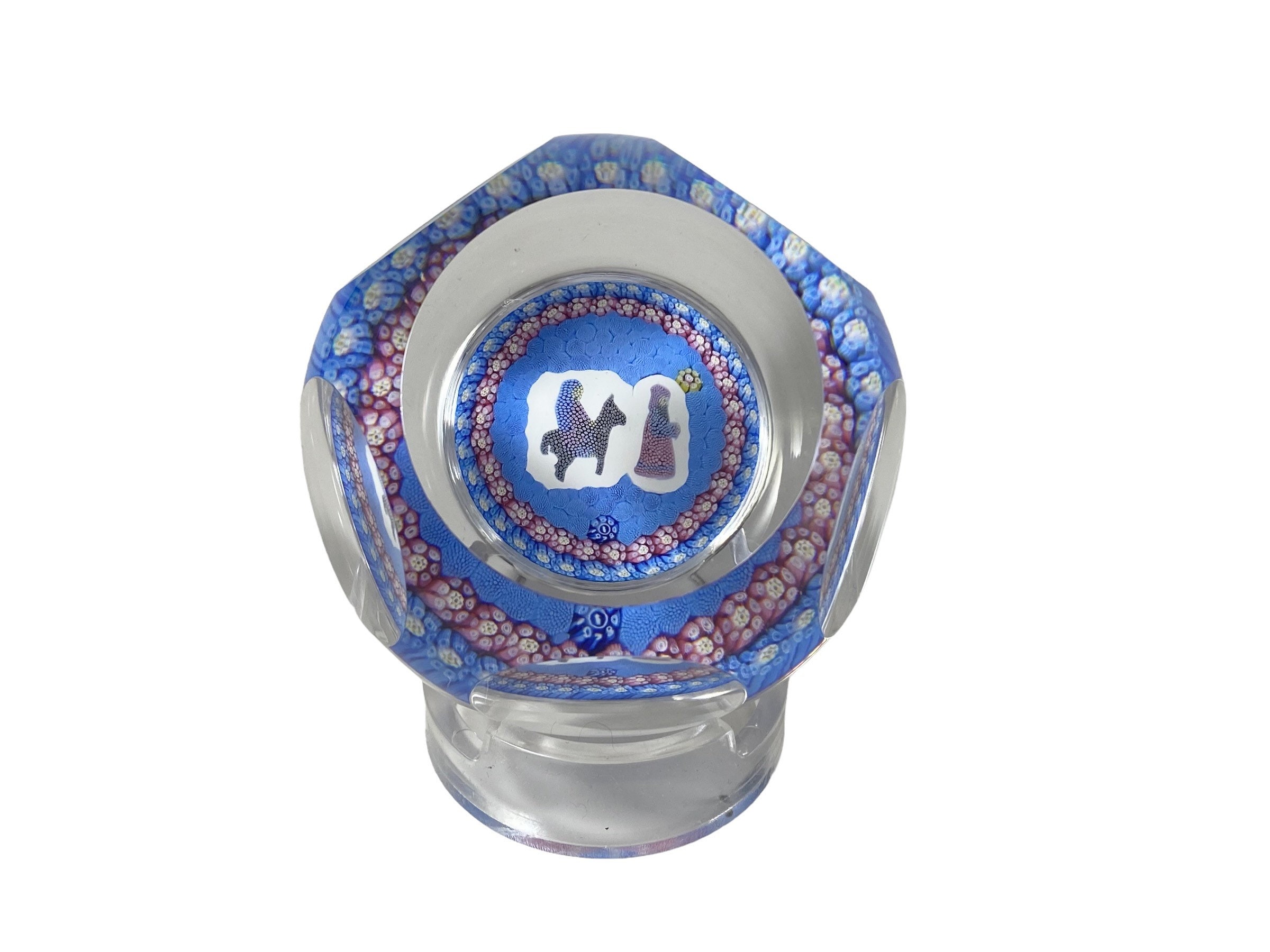 新発売の Paperweight Glass Christmas Whitefriars 1978 Mary Joseph & 絵画