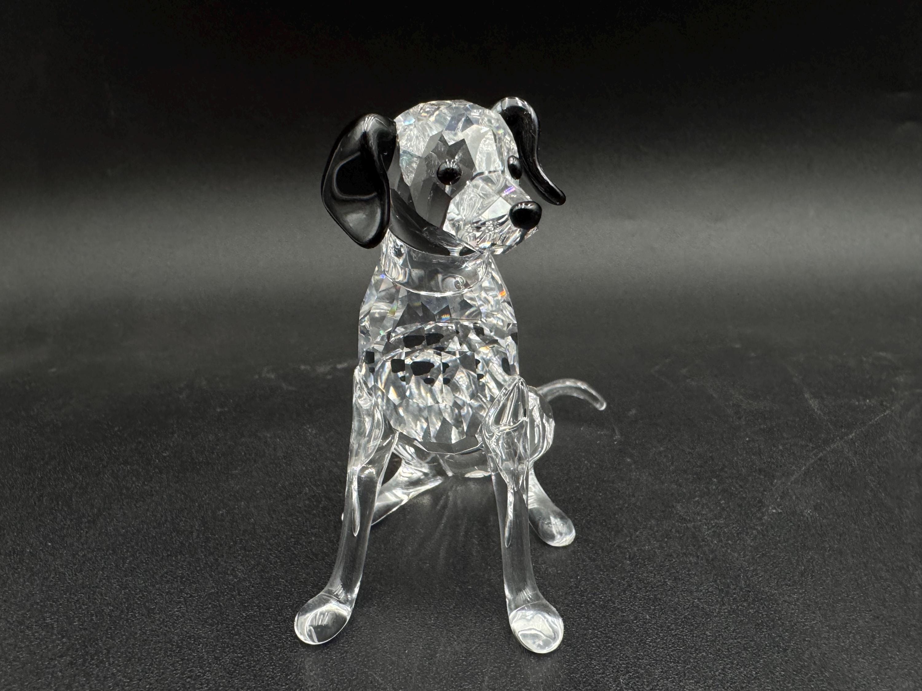 スワロフスキー マザーダルメシアン フィギュリン 置物 クリスタル 犬 dog Swarovski Crystal Dalmatian Mother & Puppy Dog Figurines Ex+ No