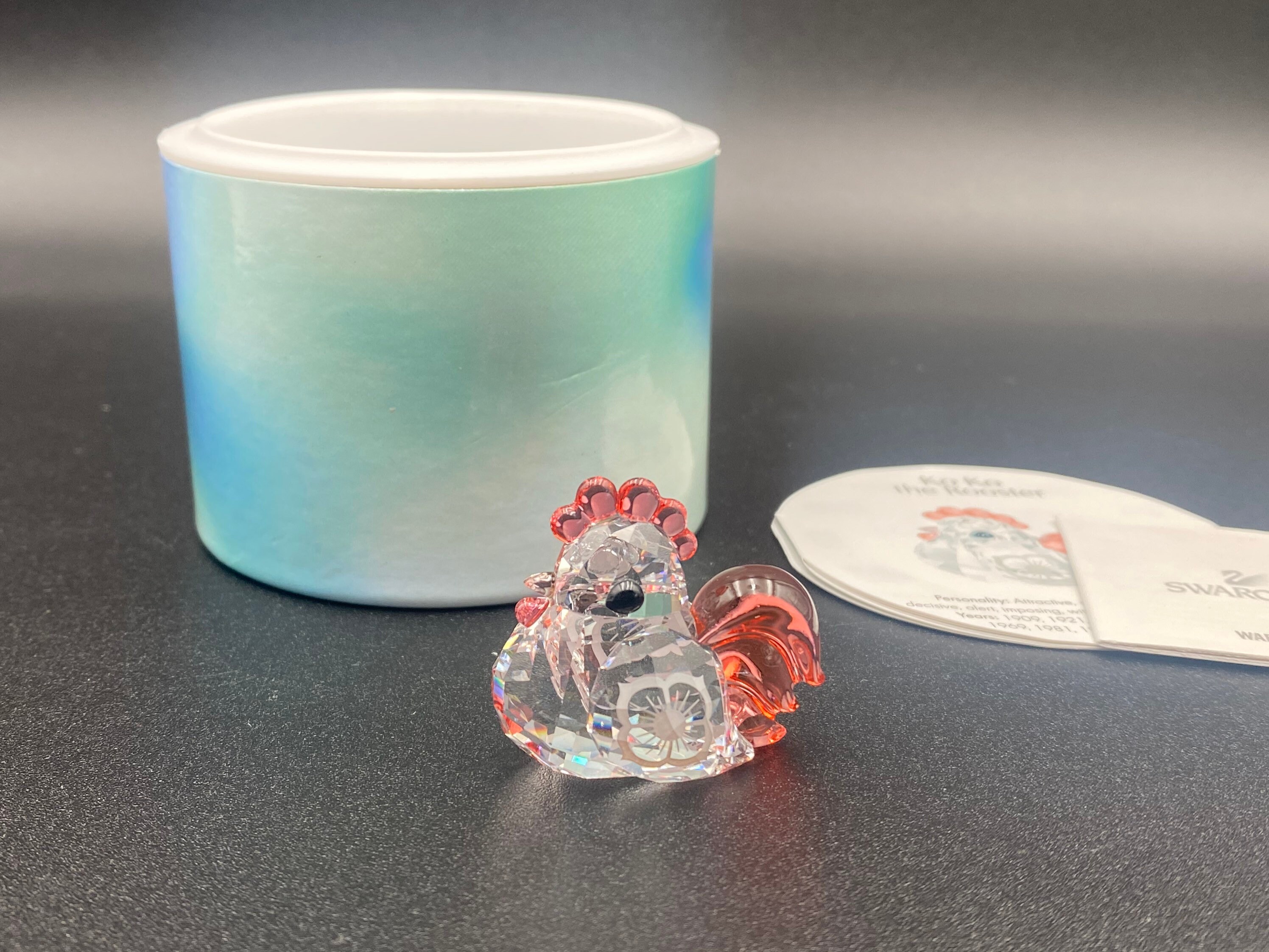Swarovski Crystal Lovlots Zodiac Ko Ko the Rooster Figurine