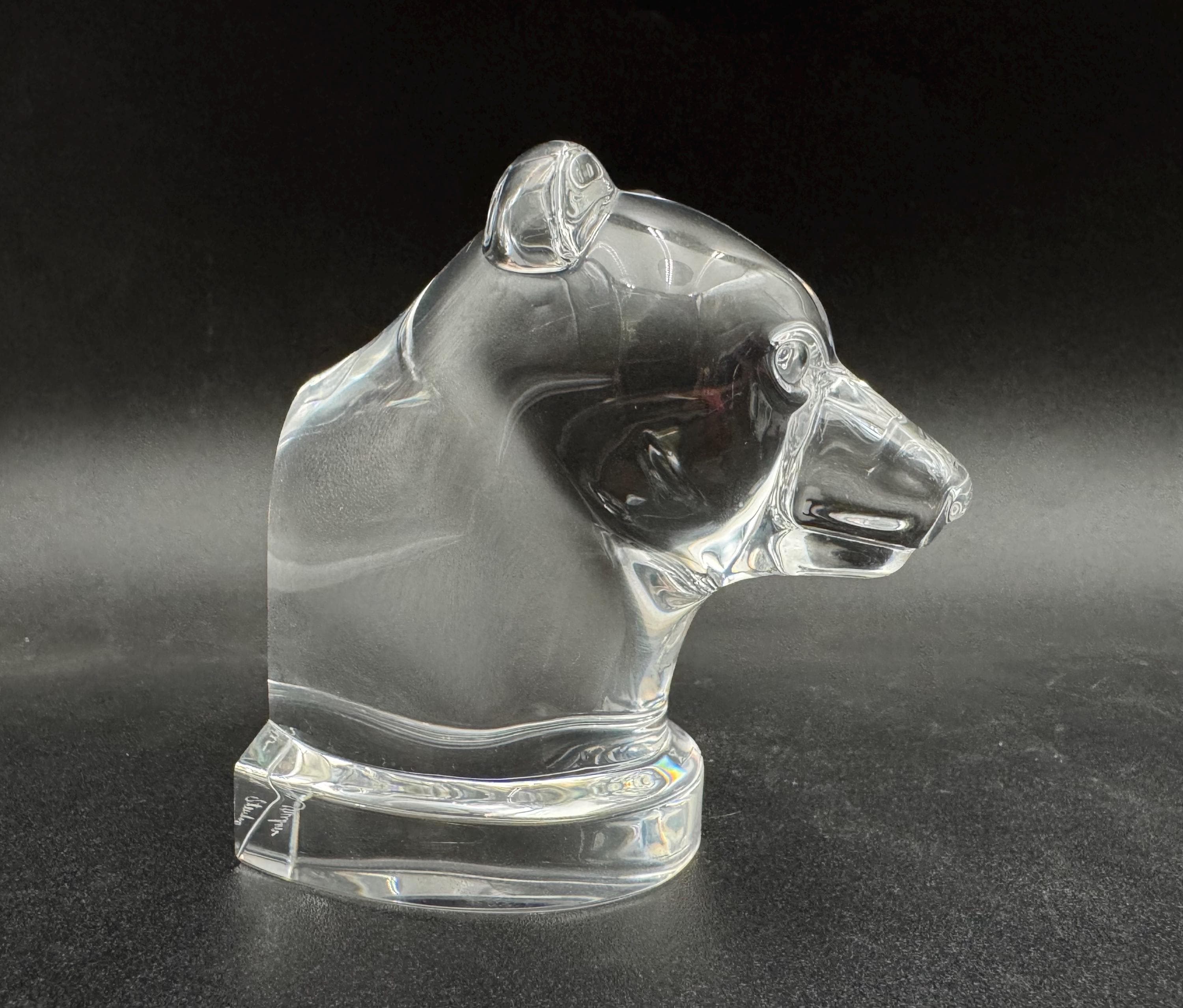 Steuben Glass Bear - Etsy