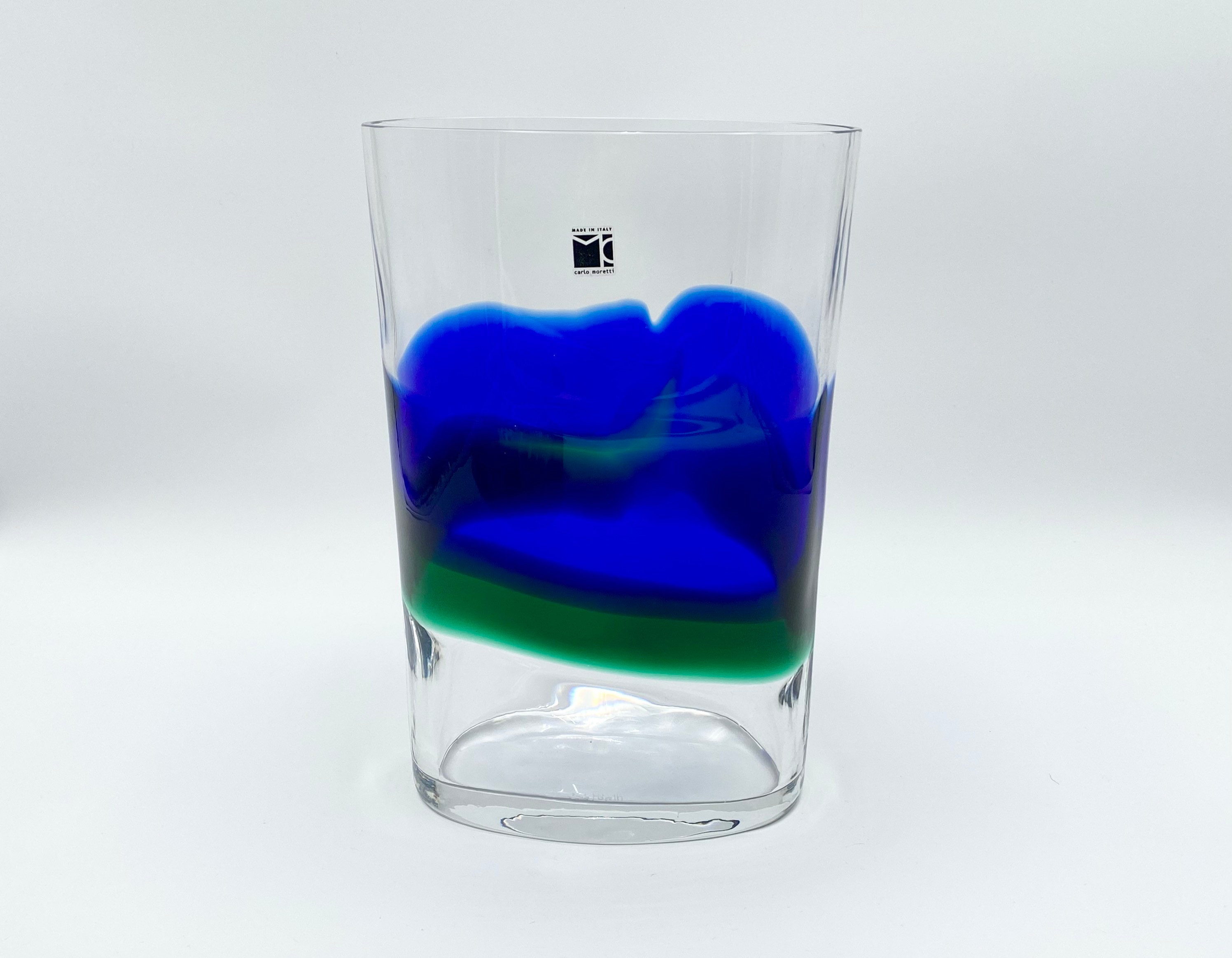 Stunning Italian Carlo Moretti Blue stemmed water glasses set of (5)! –  Lillian Grey