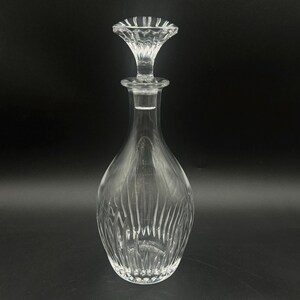 Baccarat France Crystal “Massena” Decanter w Stopper 11 1/4 H Stunning