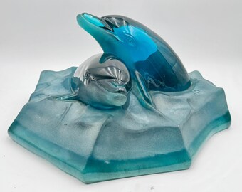 Vtg Swarovski Crystal Baby Shark Figurine 269236 W/ Box & COA