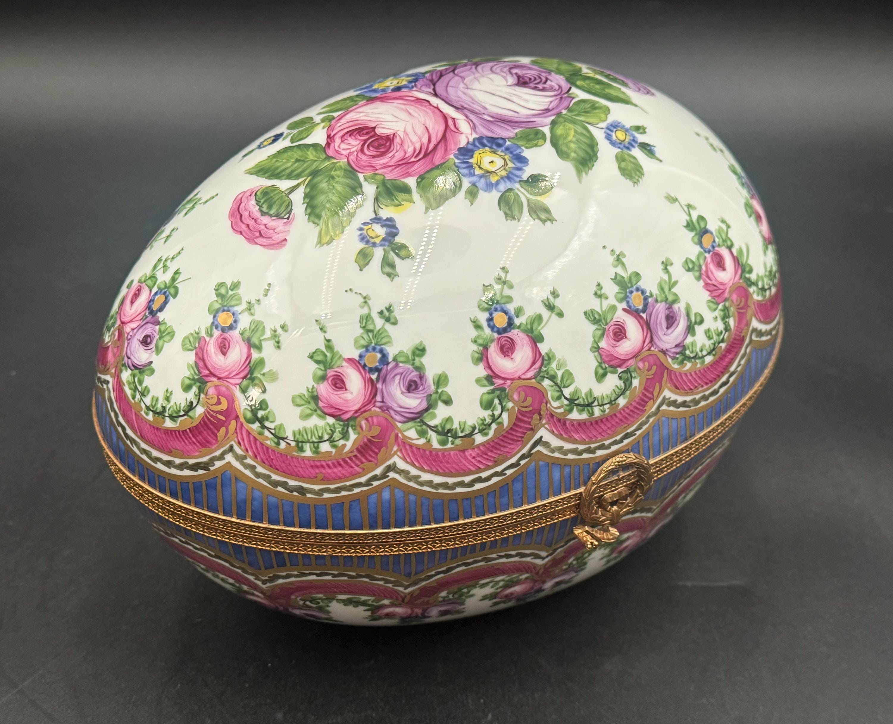 Limoges large egg - Etsy 日本