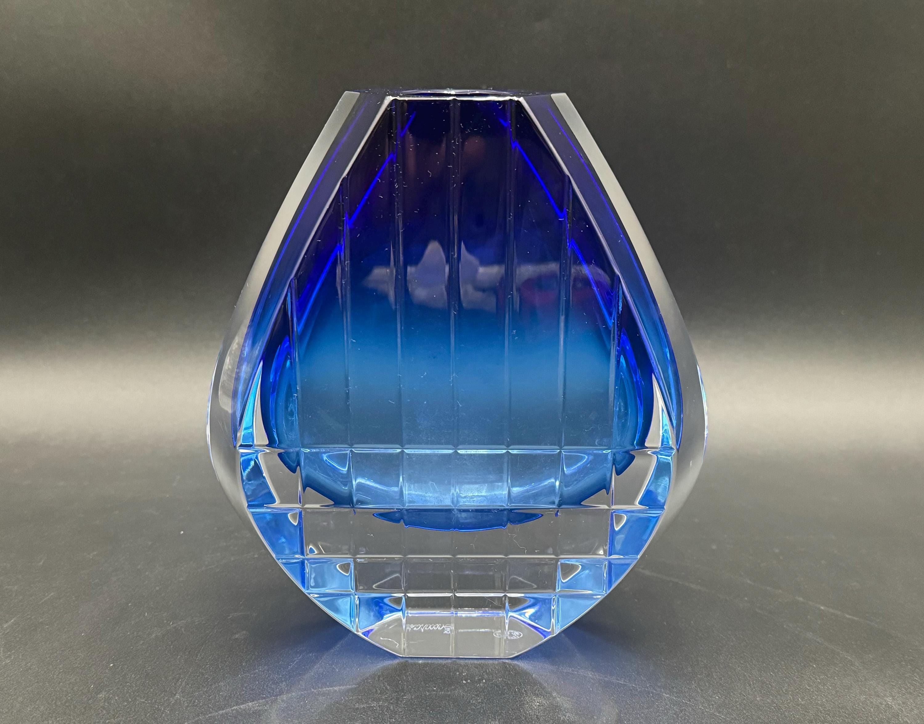 Vintage crystal vase baccarat - Etsy 日本