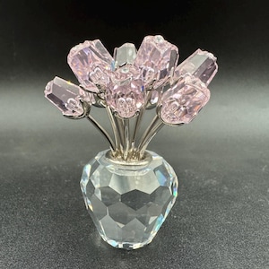 Swarovski Rose Figurine - Etsy