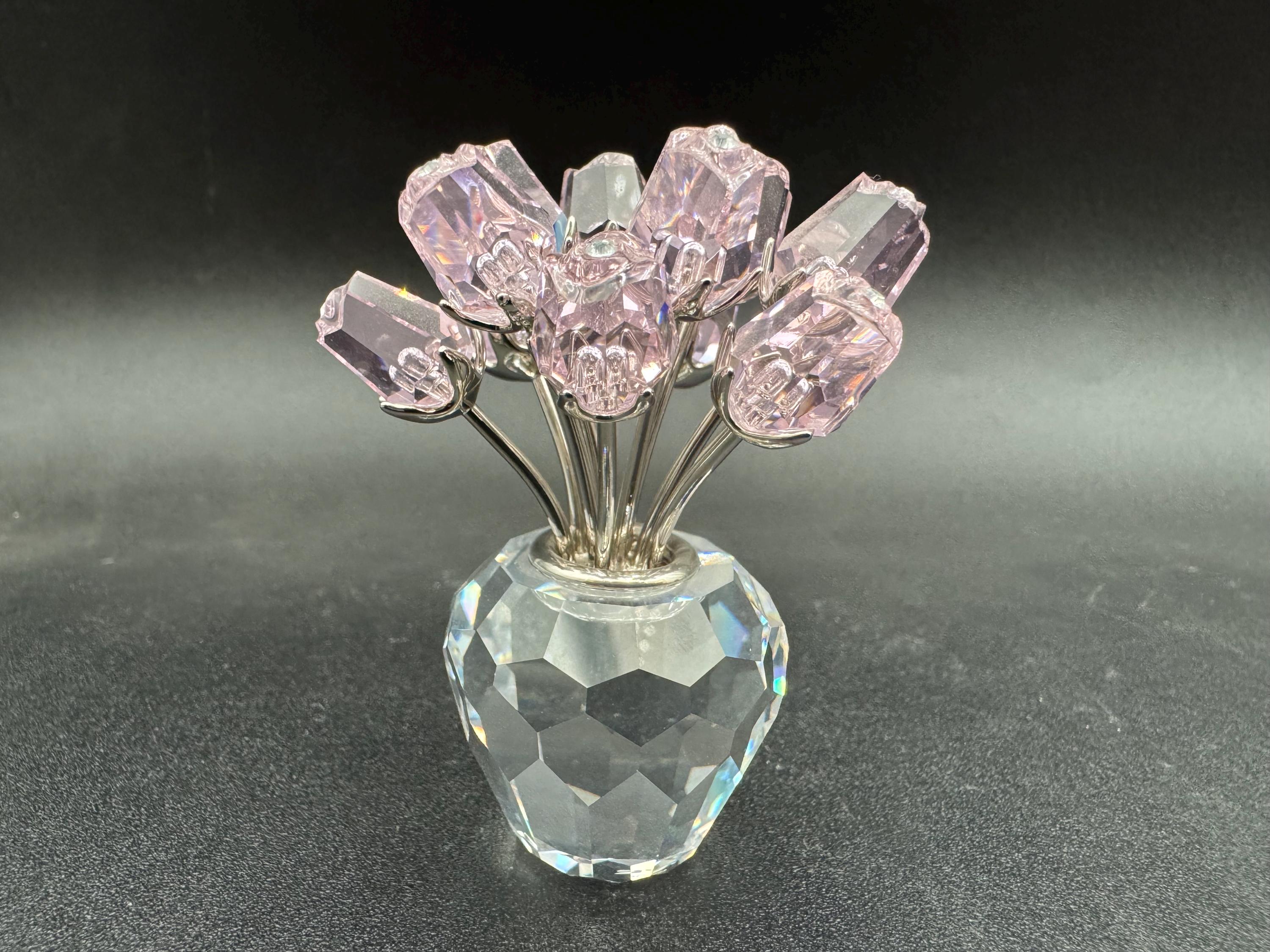 Swarovski crystal flower figurines - Etsy 日本