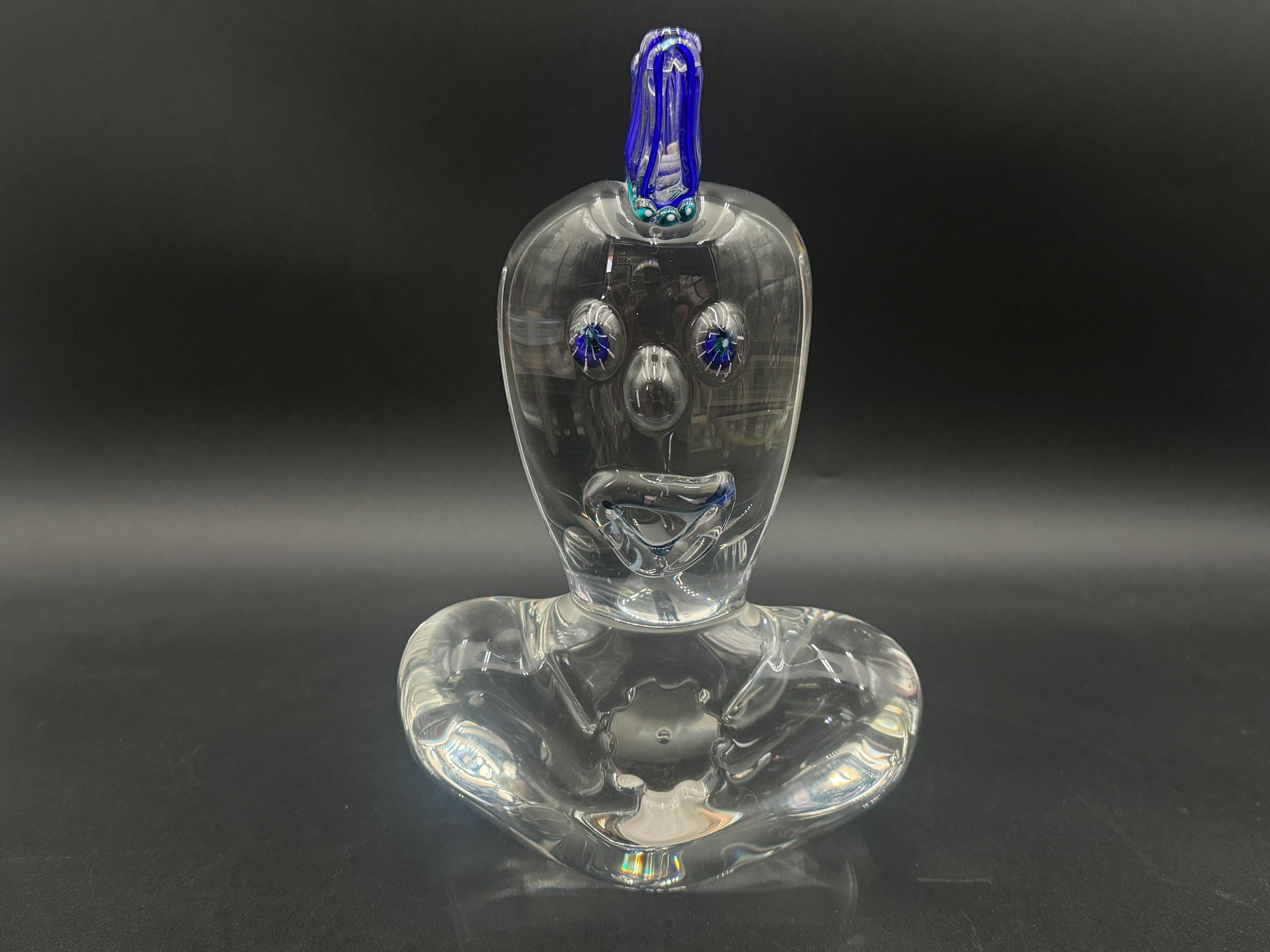 Kosta Boda Glass Face - Etsy