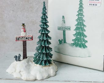 Department 56 Snowman Watertower – Villaggio Natalizio, Serbatoio D'Acqua Con Pupazzo Di Neve