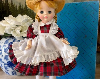 Madam Alexander Anna McGuffey Doll 12" with Original Box, #1525 Little Women Collectible Doll