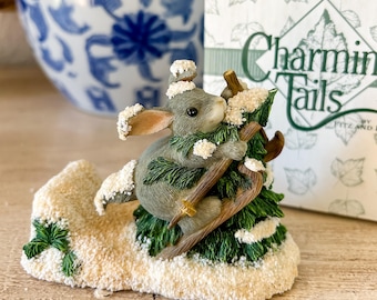 Charming Tails Figurine: Mackenzie's Wish List, Fitz and Floyd