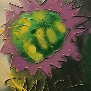 Hulk Abstract Art