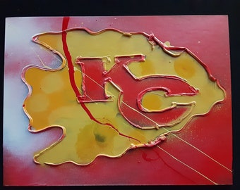 Chiefs abstract art