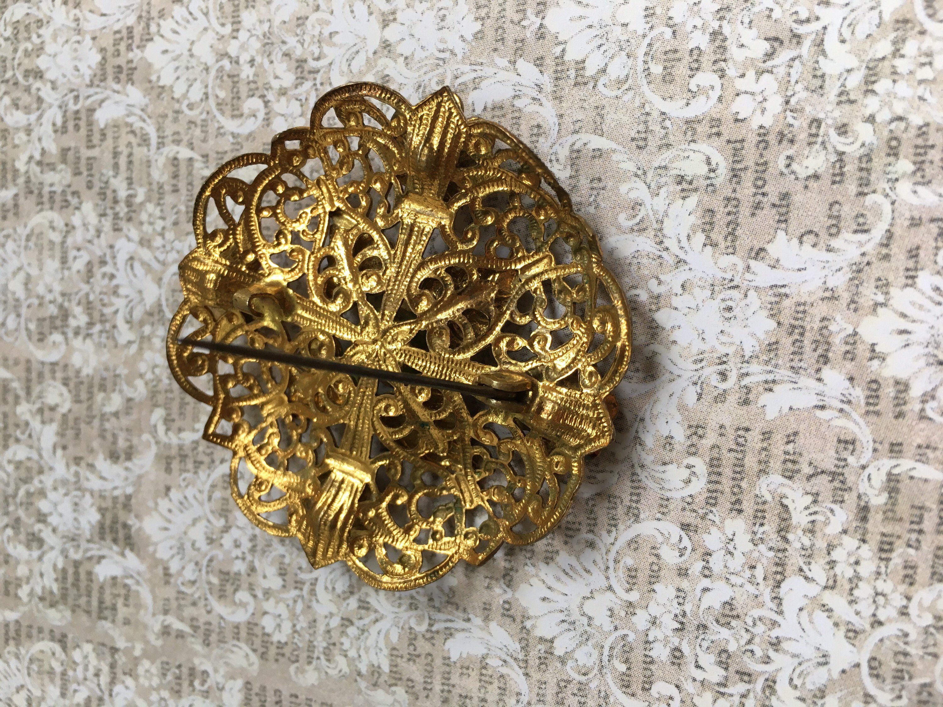 Beautiful Vintage Czech Brooch C1930s Etsy UK