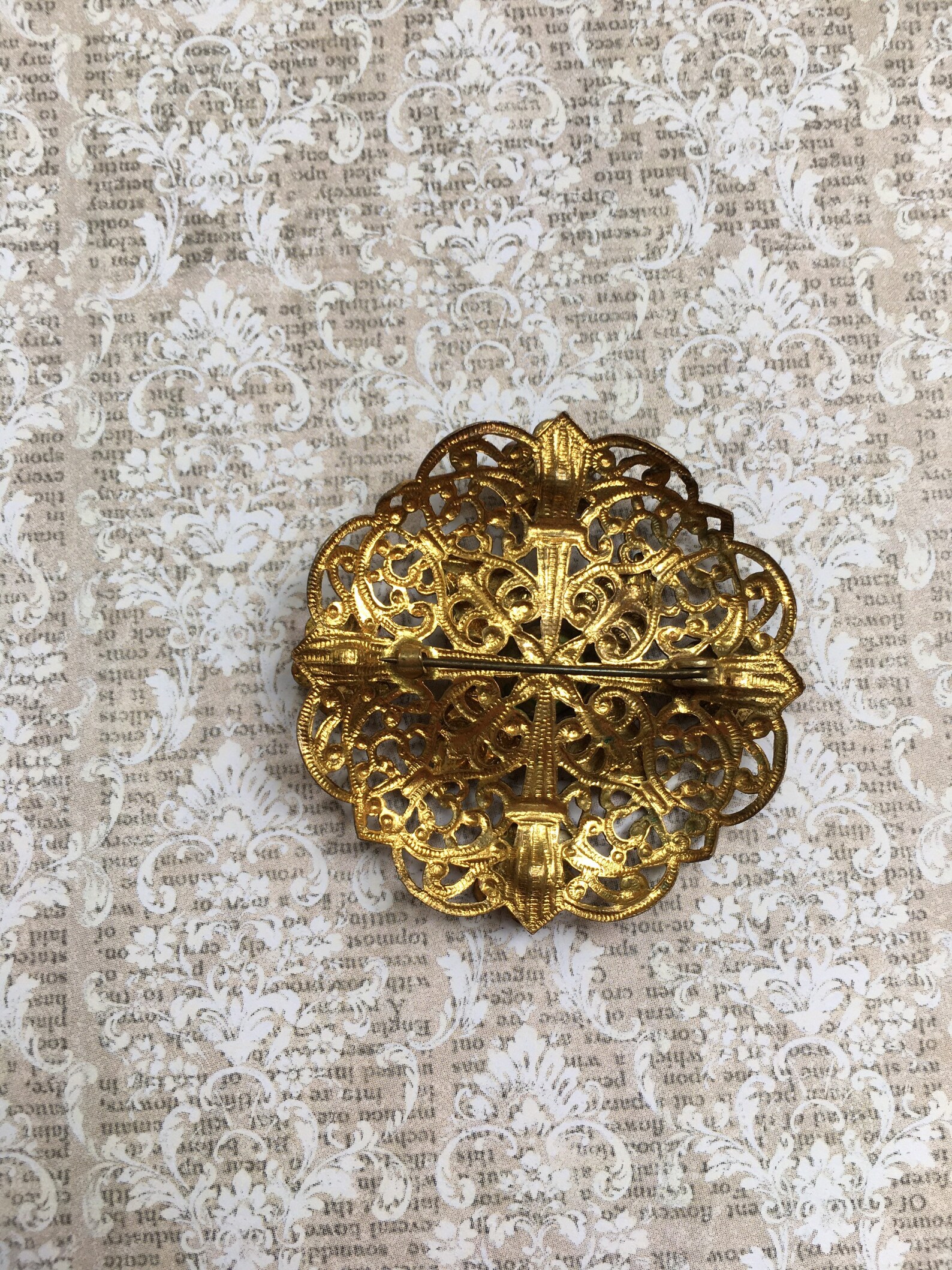 Beautiful Vintage Czech Brooch C1930s Etsy UK