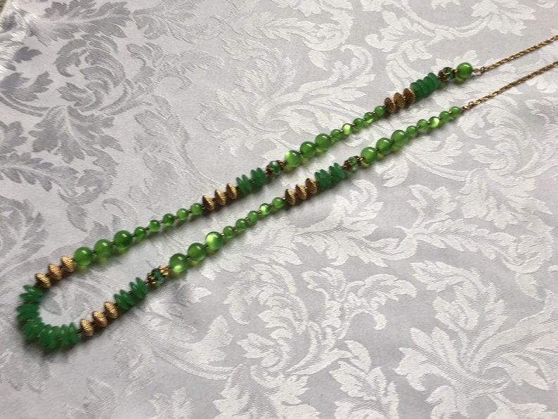 Vintage 1970s 1980s Statement Beaded Necklace