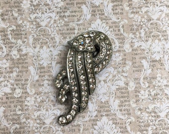 Vintage Dress Clip 1930s40s, Christmas gift