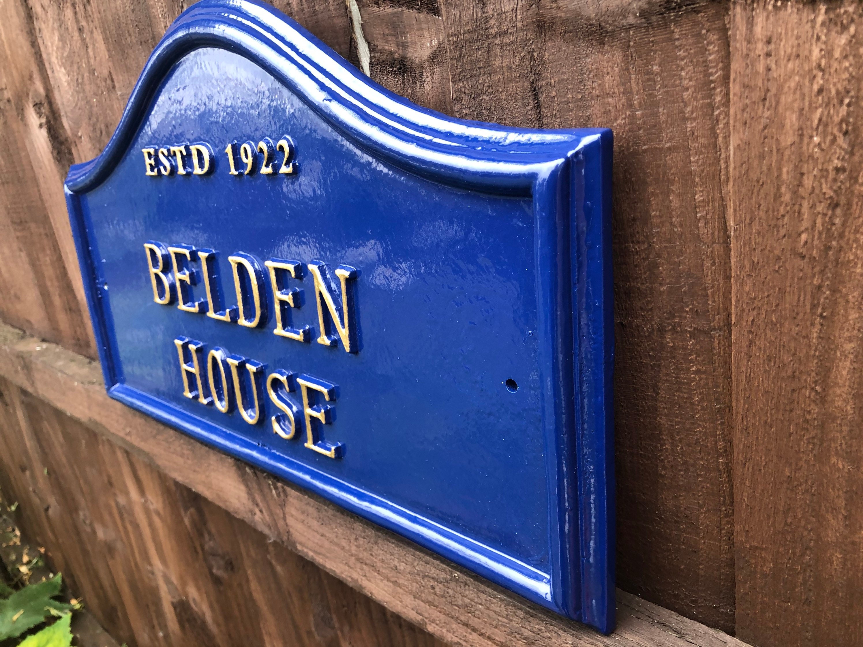 Edwardian /old Victorian Style English House Name Sign. Etsy