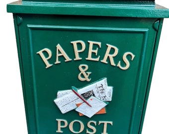 Designer Post Box, Bespoke Custom Mailbox, Exclusive Postbox