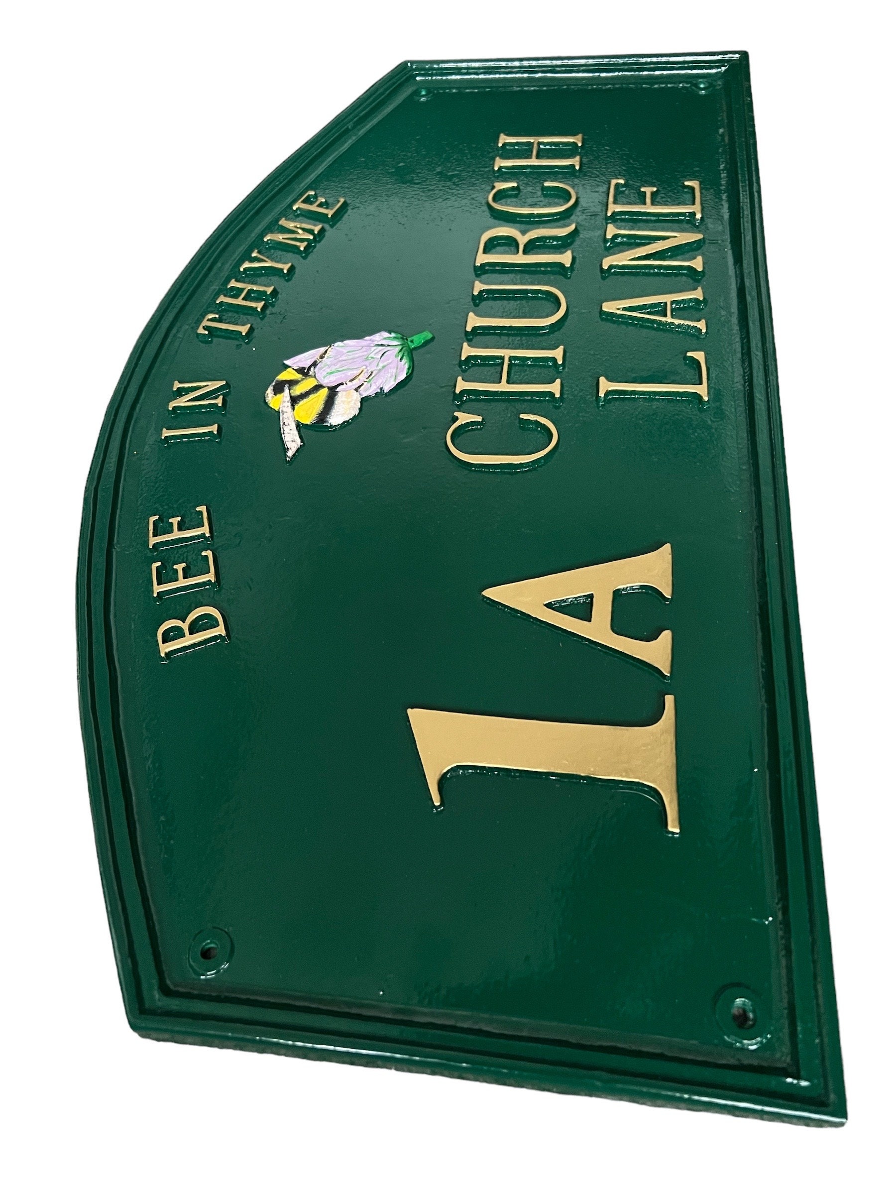 Handmade Cast Aluminum Address Sign, Traditional House Plaque - Etsy