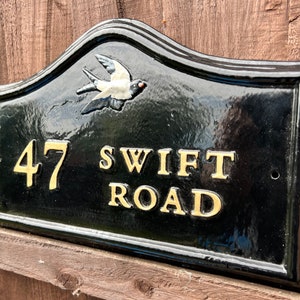 Edwardian /old Victorian Style English House Name Sign. Personalised ...