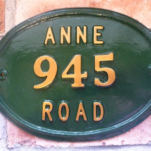 House Number sign.Colonial house numbers, vintage address sign, personalised name plate, custom made door sign, personalized house plaque,