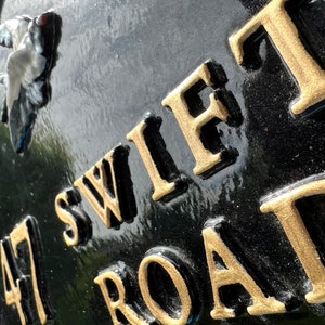 Edwardian /old Victorian Style English House Name Sign. Personalised ...