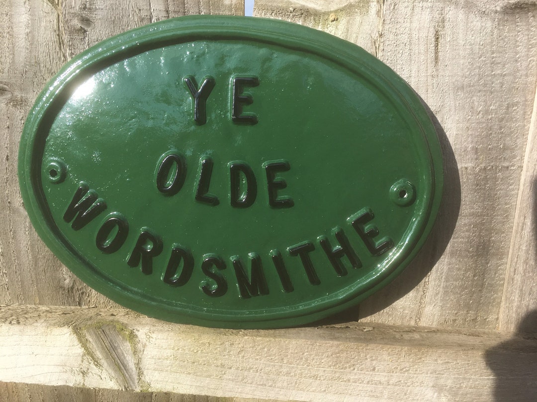 Handmade Cast Aluminum Address Sign, Traditional House Number Plaque - Etsy