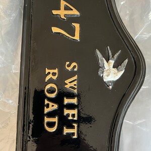 Edwardian /old Victorian Style English House Name Sign. Personalised ...