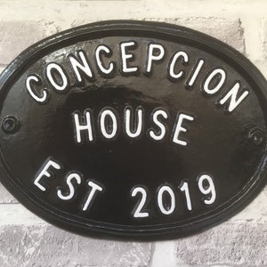 Regalo de boda, Regalo de inauguración de la casa, Regalo de aniversario, Hecho a medida, letrero, hecho a mano, pintado a mano, elección de colores.